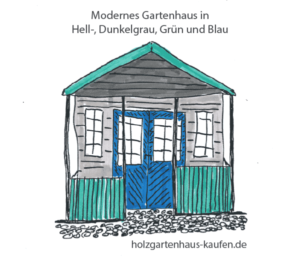 Gartenhaus bunt streichen.12 kreative Ideen zur Farbgestaltung