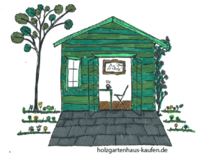 Gartenhaus bunt streichen.12 kreative Ideen zur Farbgestaltung